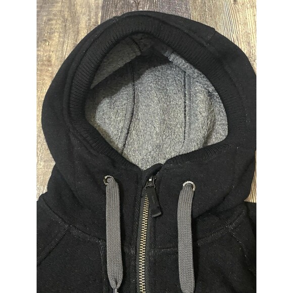 Bergans of Norway Myrull Lady Coat Black Wool Hooded Jacket Women's Large 1880 - Picture 6 of 16